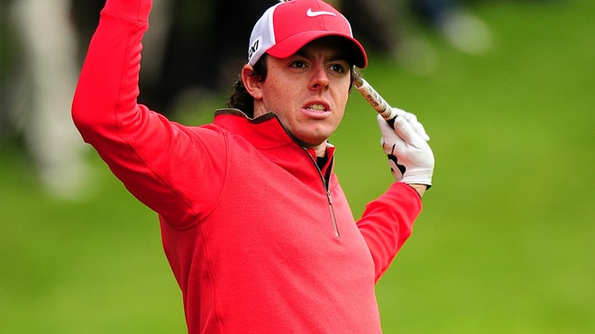  South Africa's James Kingston shot a -under  on Thursday at Wentworth to take the lead during the suspended first round of the BMW PGA Championship.